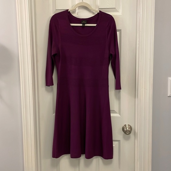 WORTHINGTON Maroon Sweater Dress size M - Picture 1 of 4